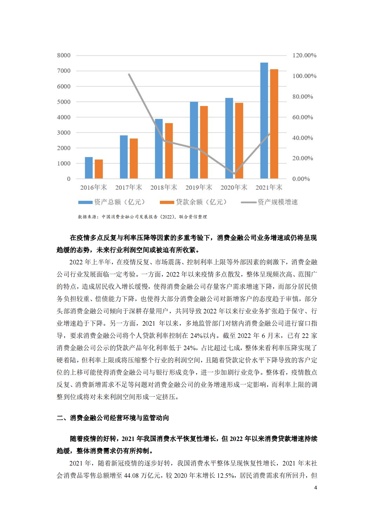 联合资信：消费金融公司2022年发展回顾及2023年展望 第4页