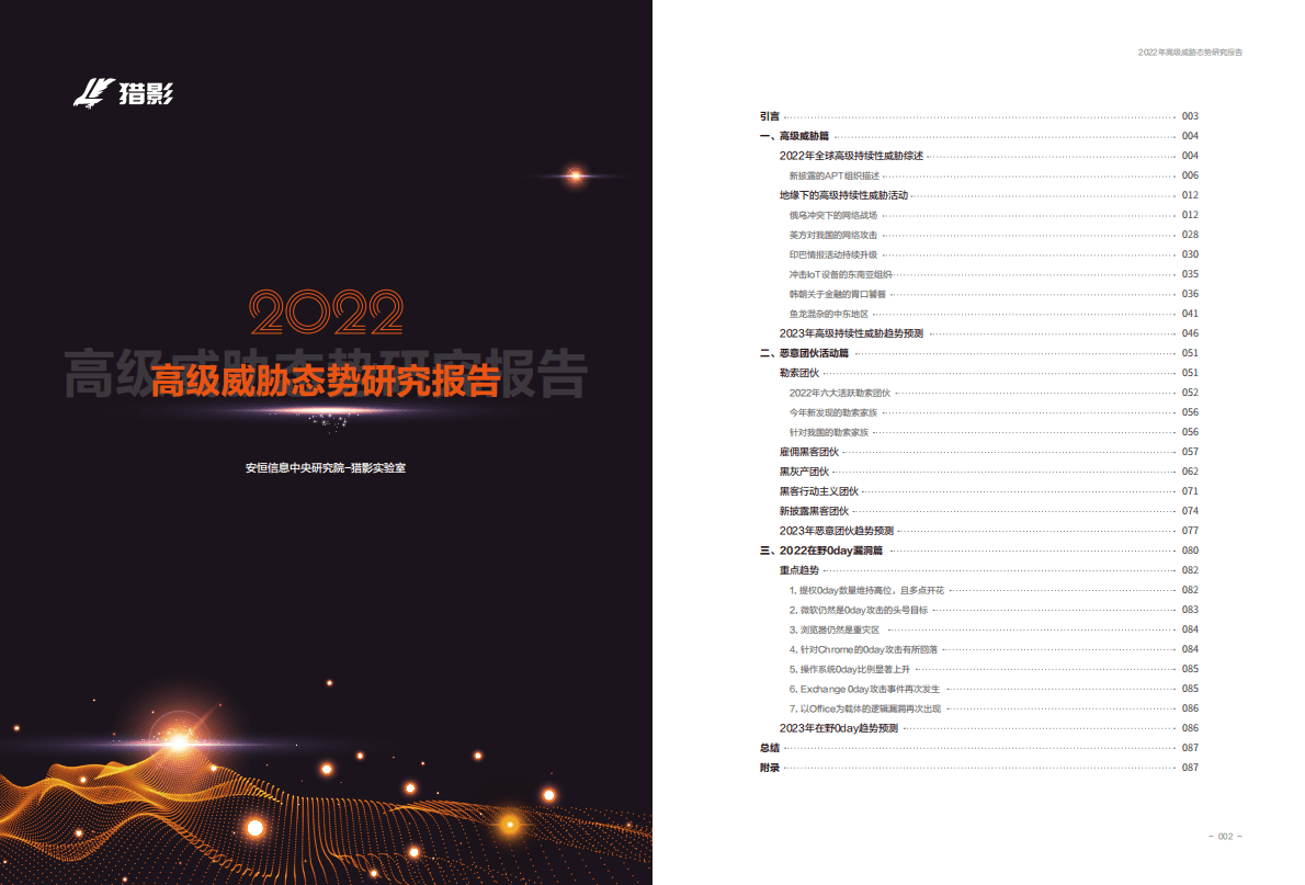 安恒信息：2022网络安全综合态势观察手册 第5页