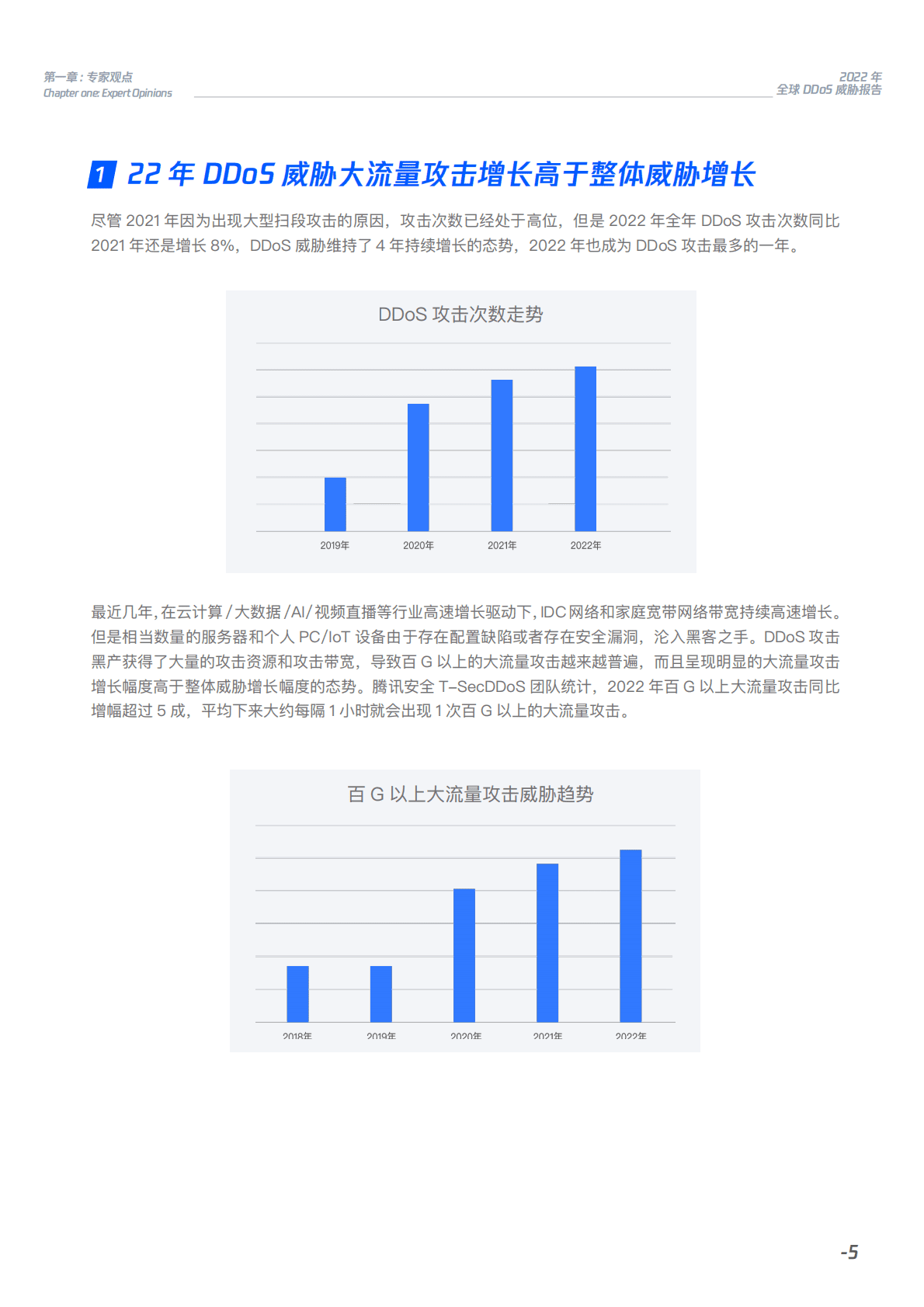 腾讯安全：2022年DDoS攻击威胁报告 第5页
