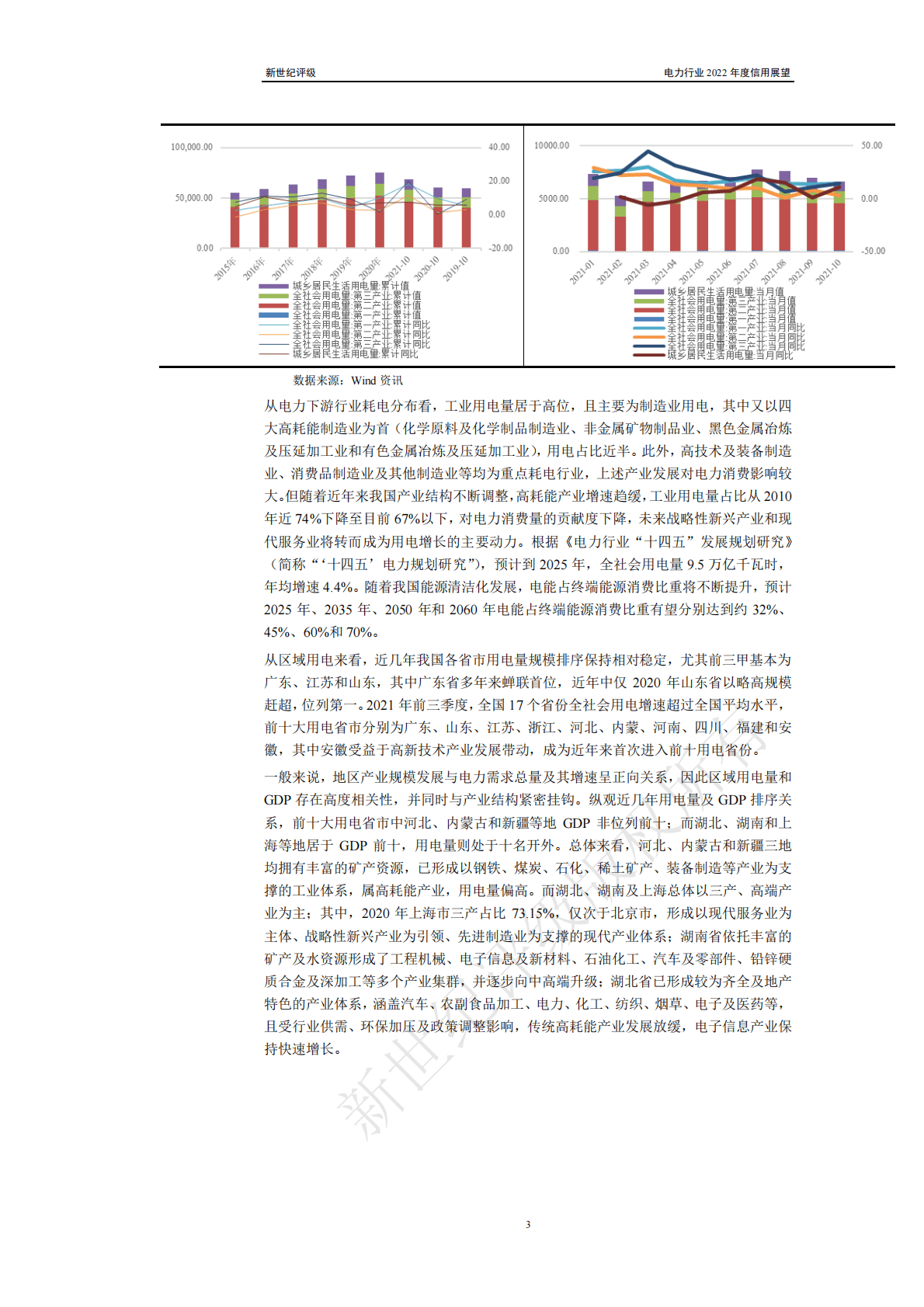 新世纪评级：电力行业2023年度信用展望 第3页