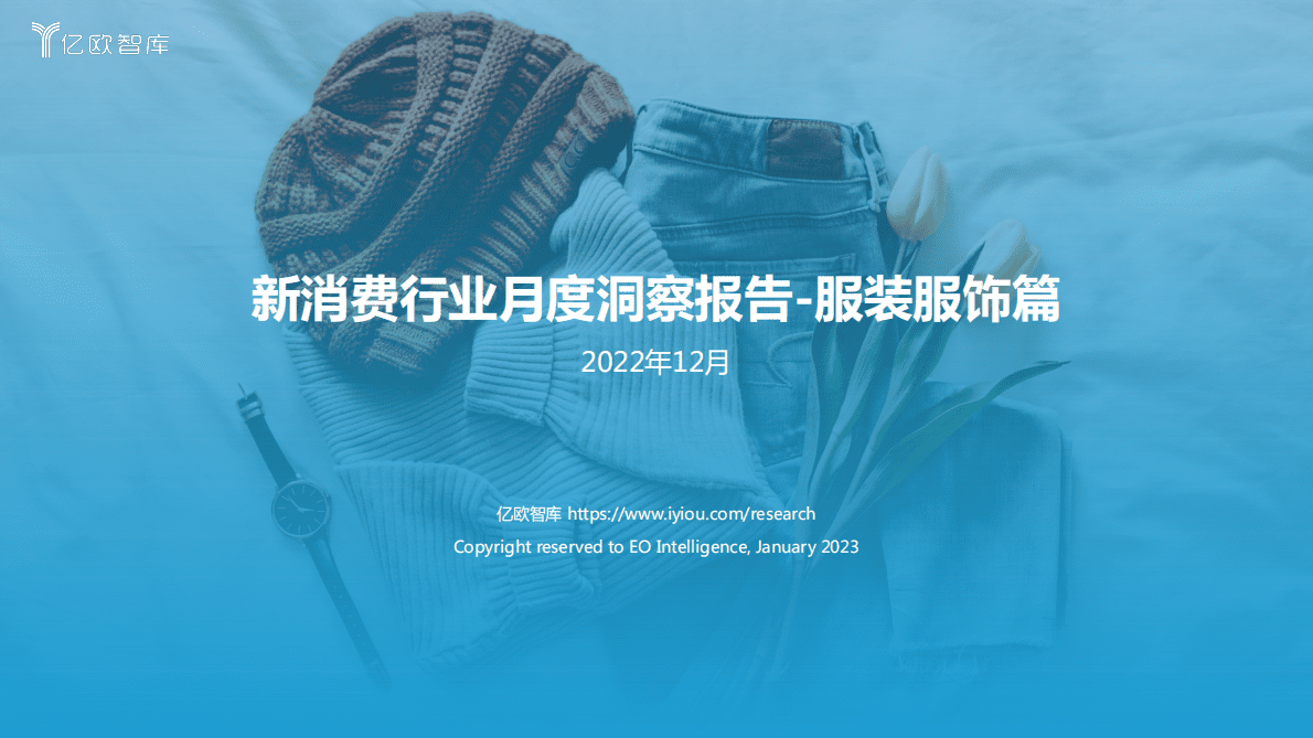 亿欧智库：2022年12月新消费行业月度洞察报告&mdash;&mdash;服装服饰篇 第1页