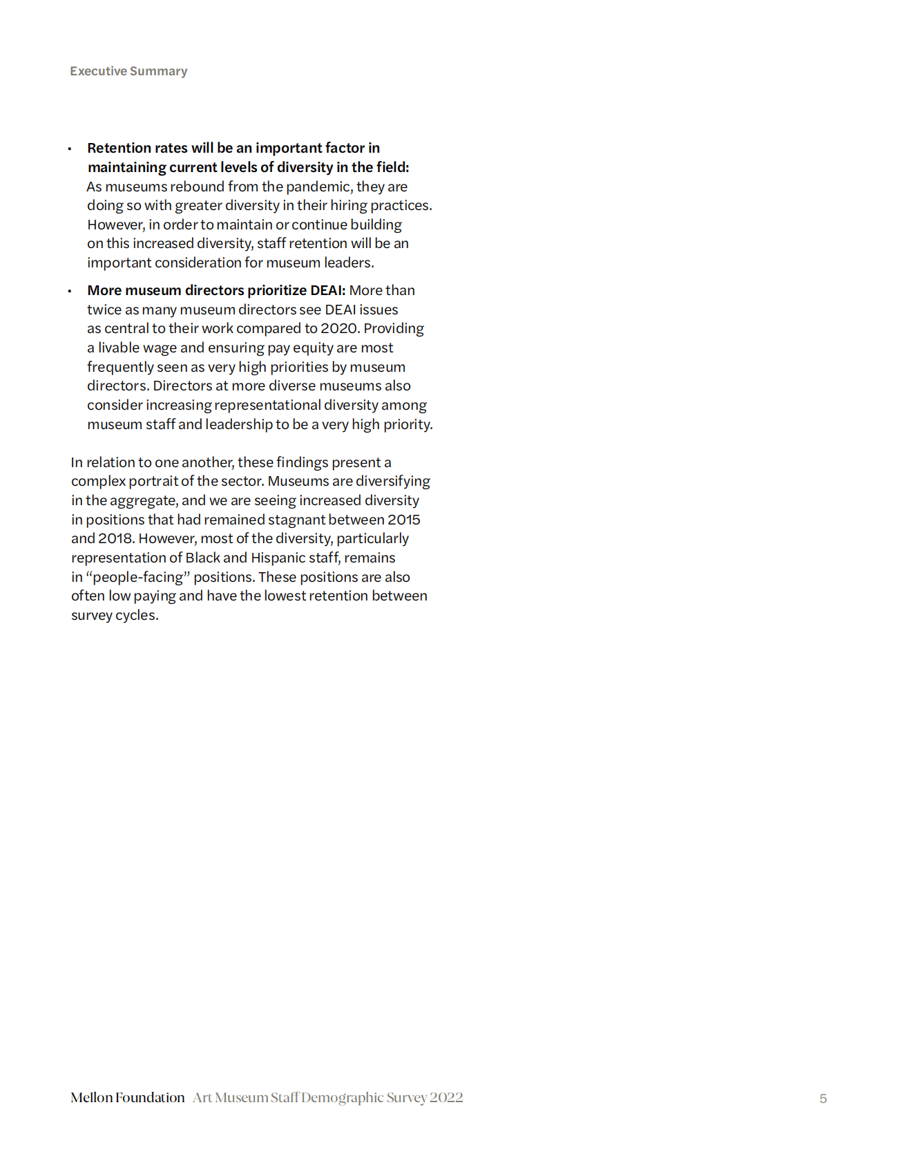 ITHAKA：2022年北美艺术馆机构员工调查报告【英文版】 第5页