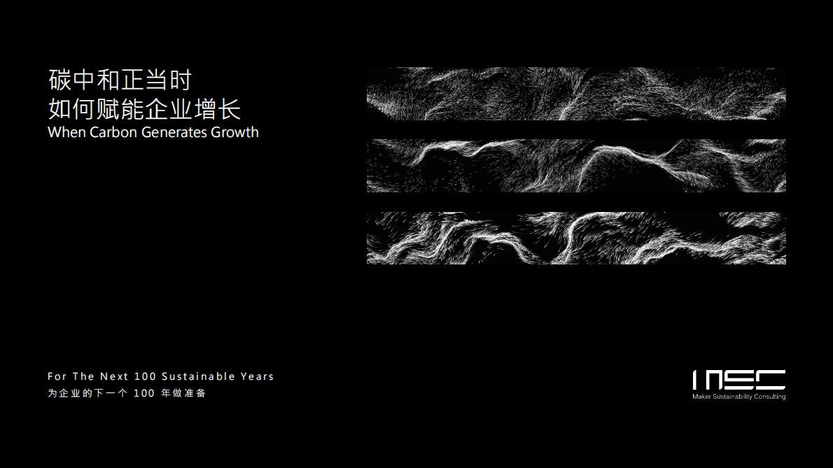 MSC咨询：碳中和正当时，如何赋能企业增长 第1页