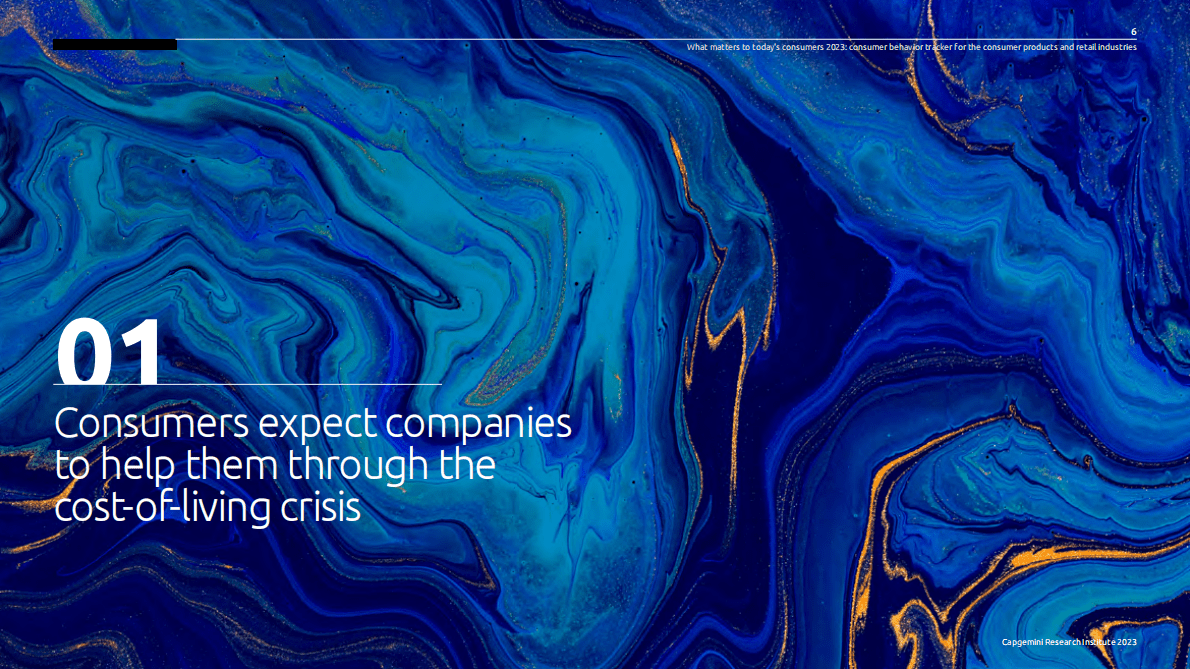 凯捷：2023消费品和零售行业消费者行为追踪【英文版】 第6页