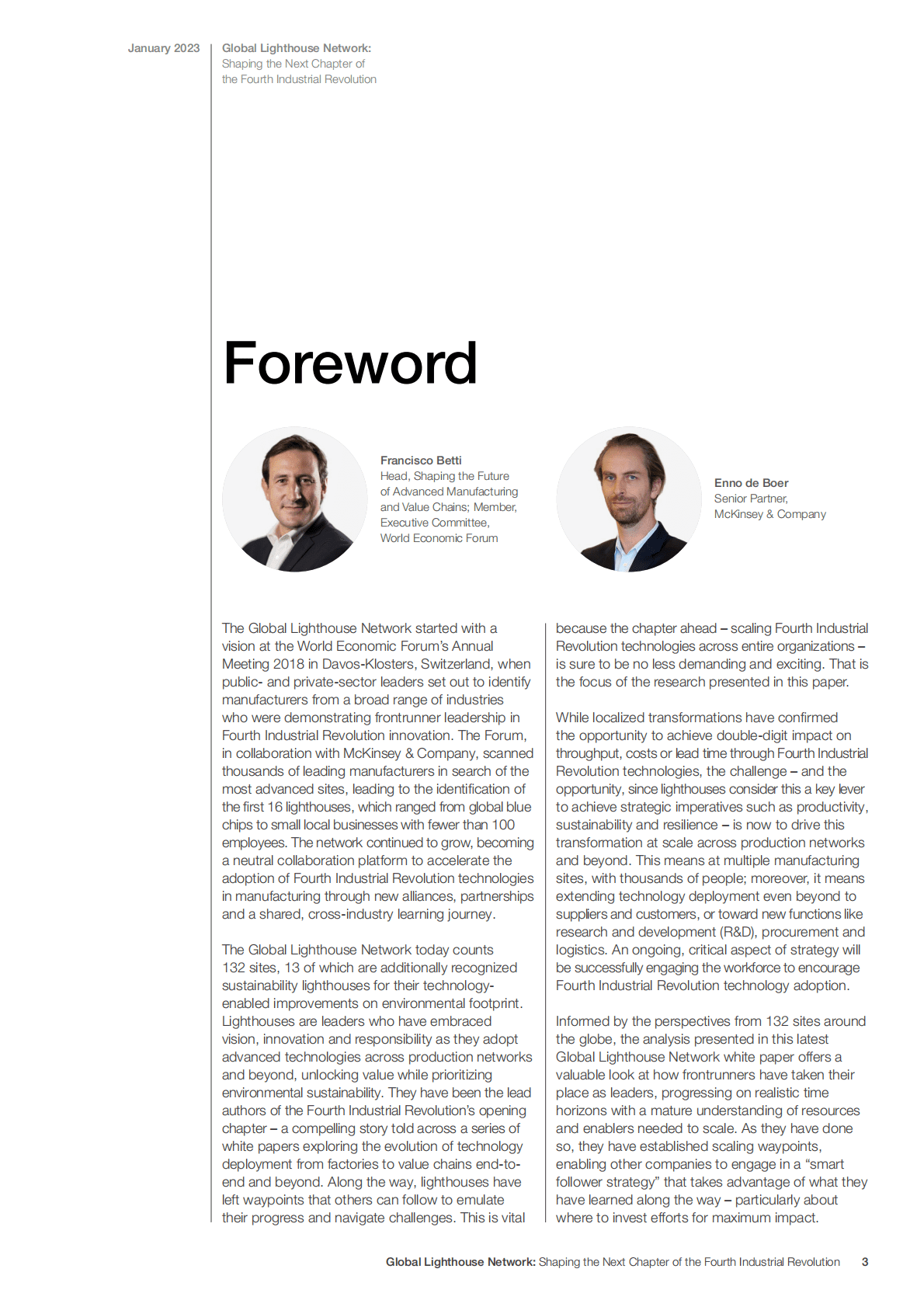 世界经济论坛：全球灯塔网络： 塑造第四次工业革命的新篇章【英文版】 第3页