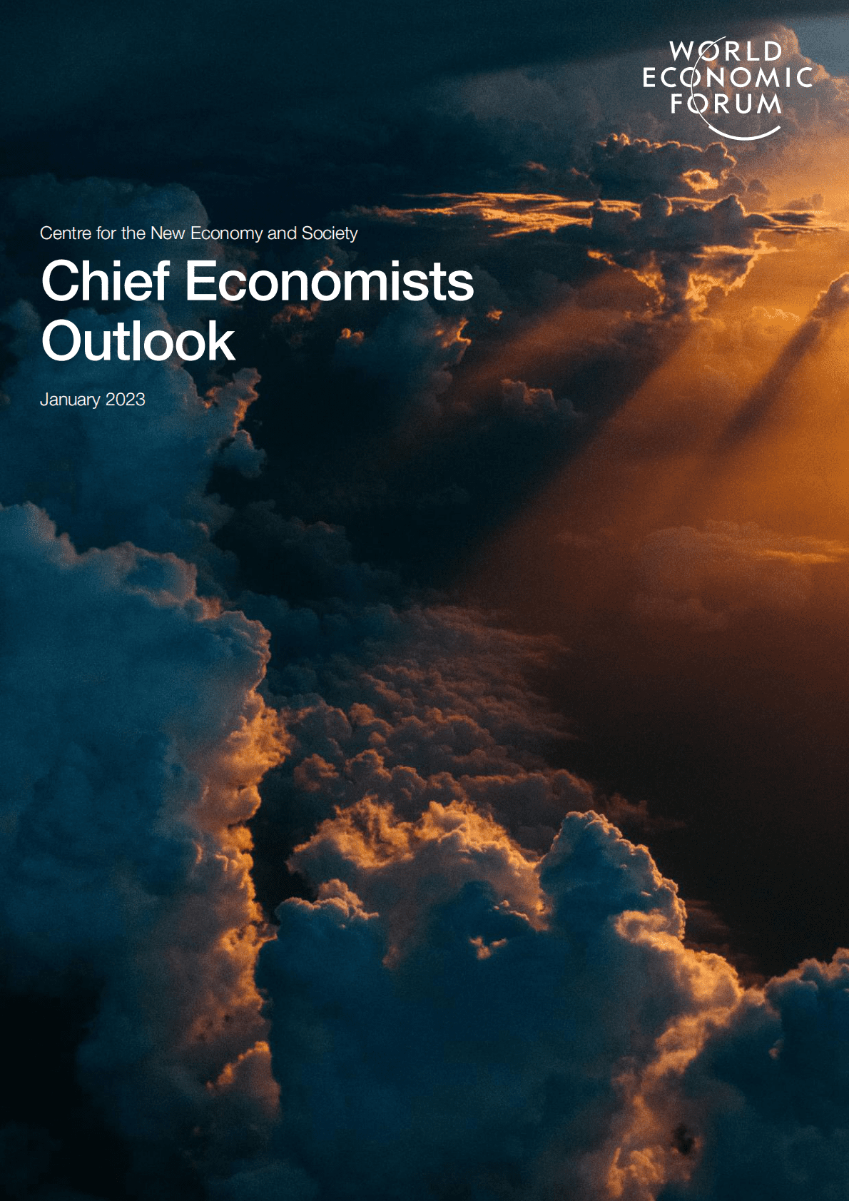 世界经济论坛：全球首席经济学家2023展望【英文版】 第1页