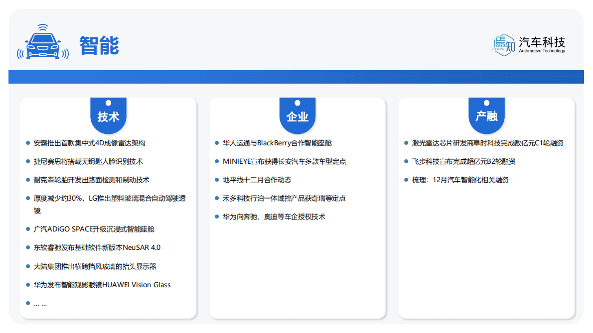 焉知：2022年12月智能电动汽车大事解析 第3页