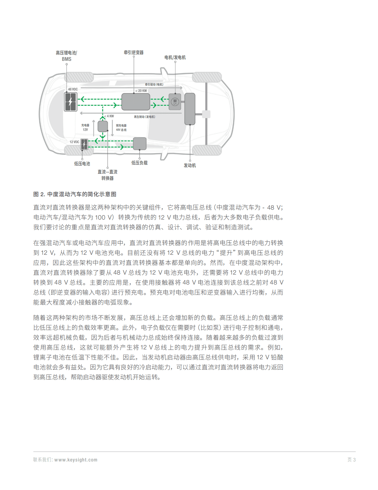 KEYSIGHT：新兴混动汽车和电动汽车直流对直流转换器设计与测试解决方案 第3页
