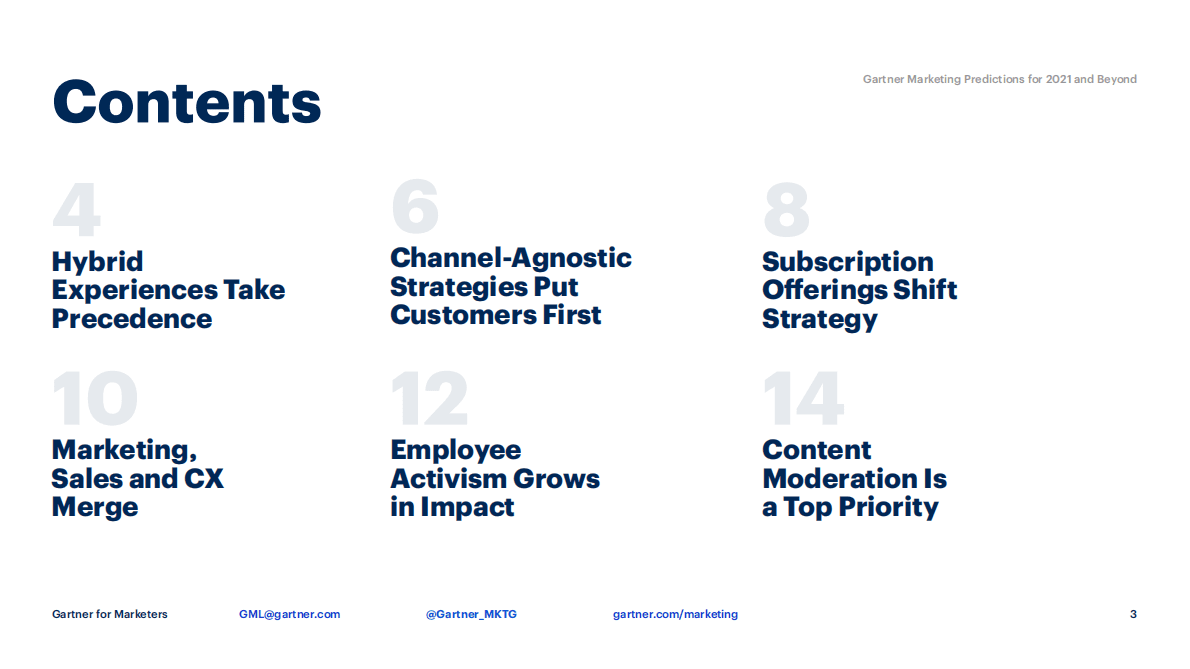 Gartner-2021年营销趋势与预测报告（英文） 第3页