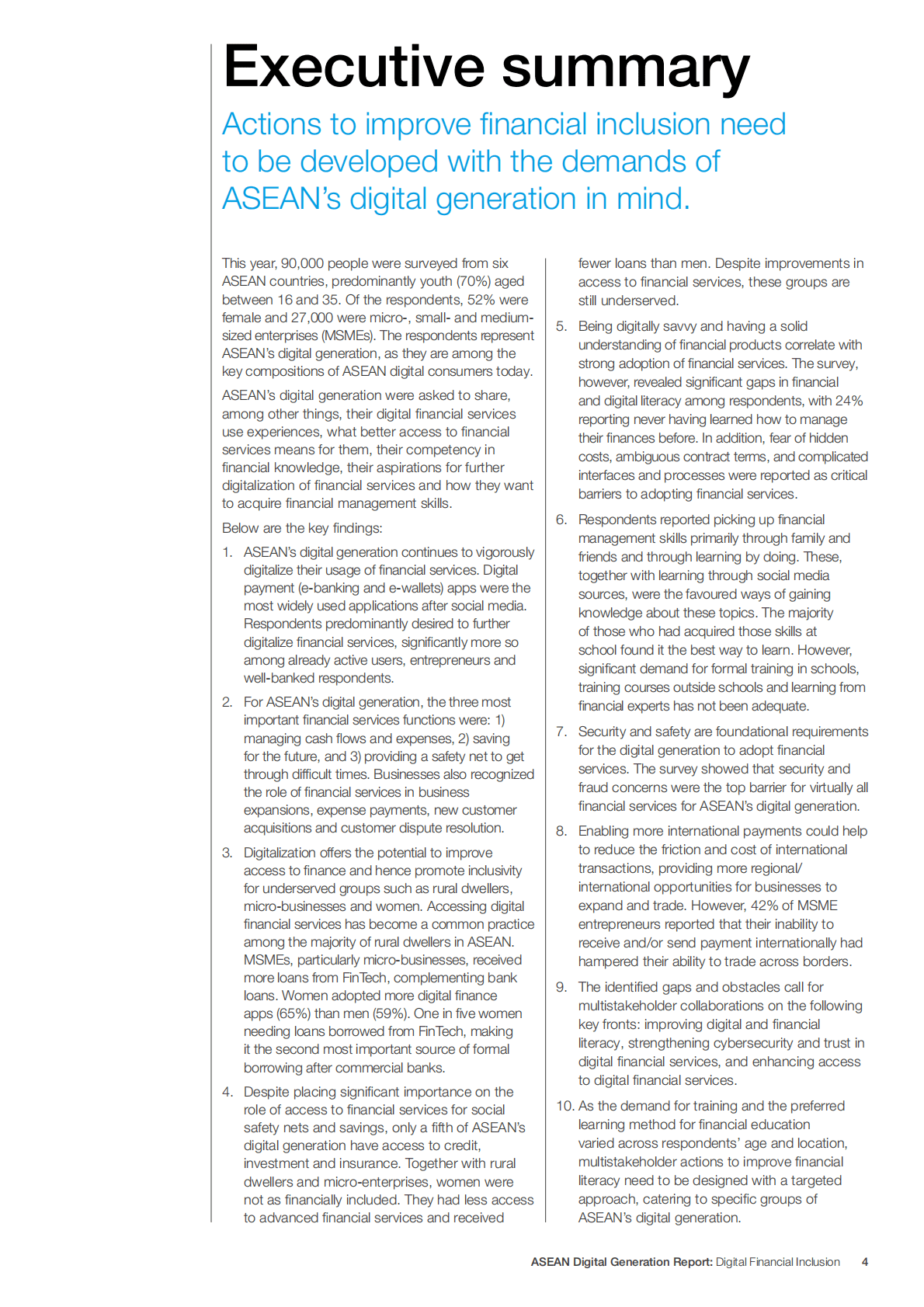 世界经济论坛：东盟数字世代报告【英文版】 第4页