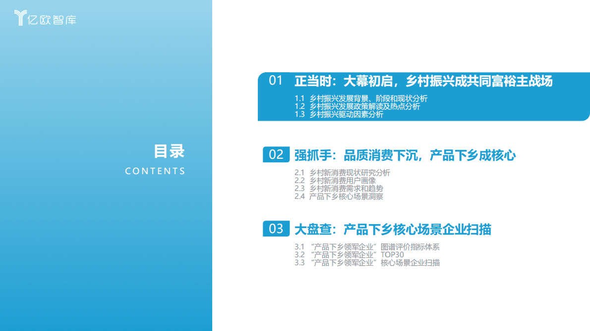 亿欧智库：振兴乡村经济，构建美好生活——2022产品下乡洞察研究报告 第3页