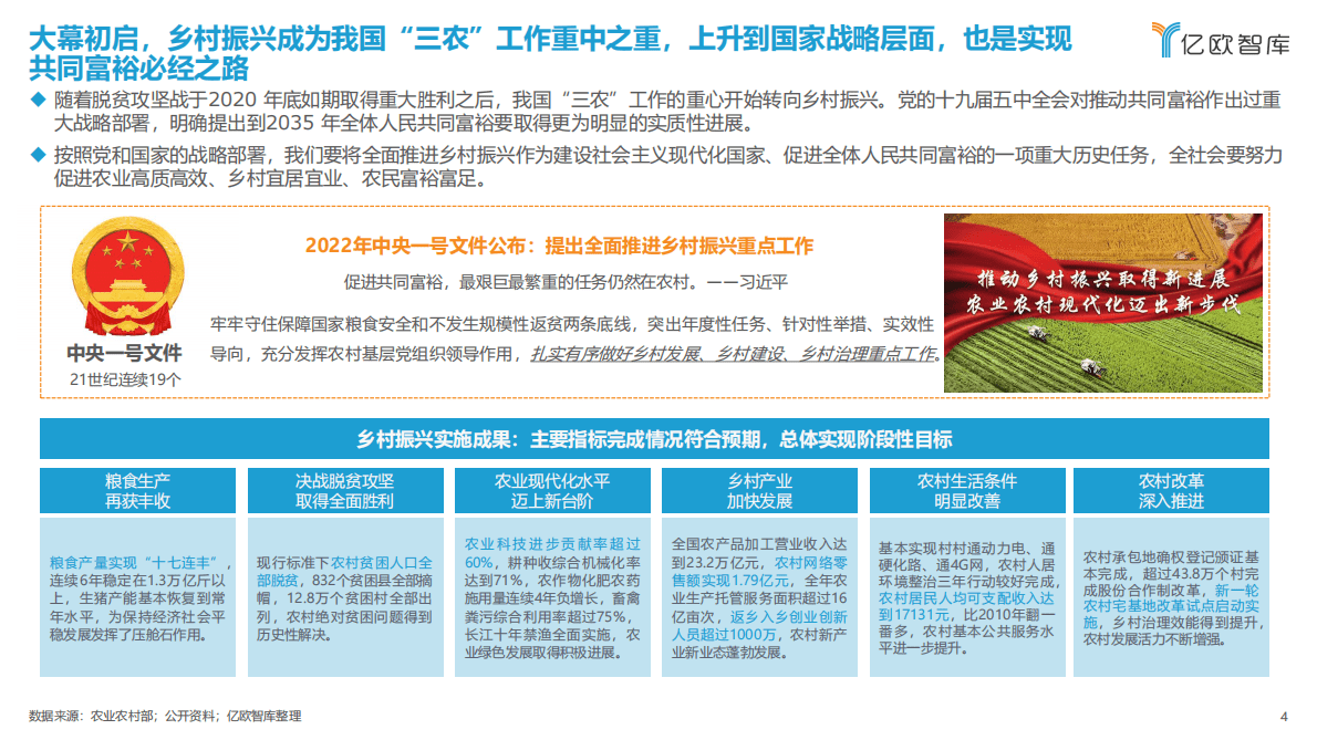 亿欧智库：振兴乡村经济，构建美好生活——2022产品下乡洞察研究报告 第4页