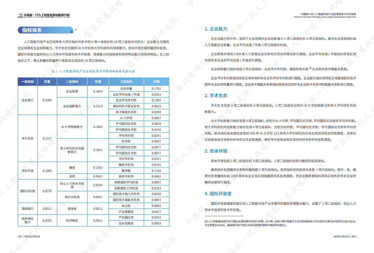 中国新一代人工智能发展战略研究院：中国新一代人工智能科技产业区域竞争力评价指数（2022） 第4页