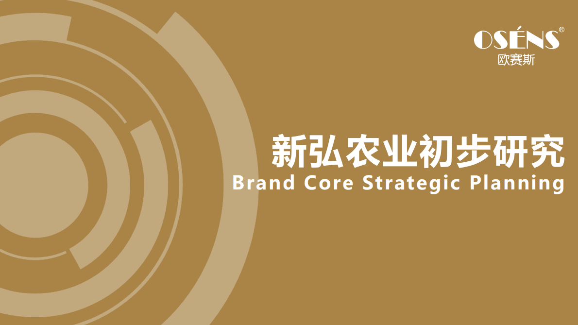 新弘农业初步研究 第1页