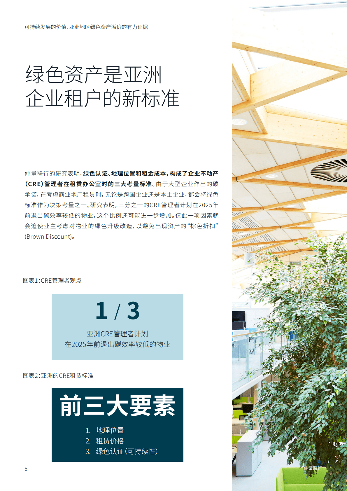 仲量联行：可持续发展的价值：亚洲地区绿色资产溢价的有力佐证 第5页