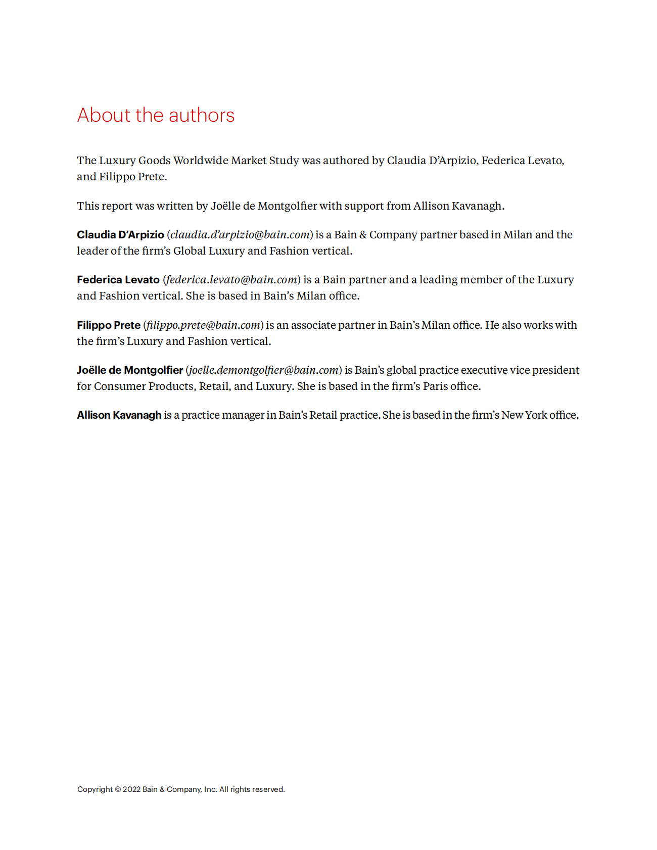 贝恩：2023全球奢侈品市场研究预测【英文版】 第2页