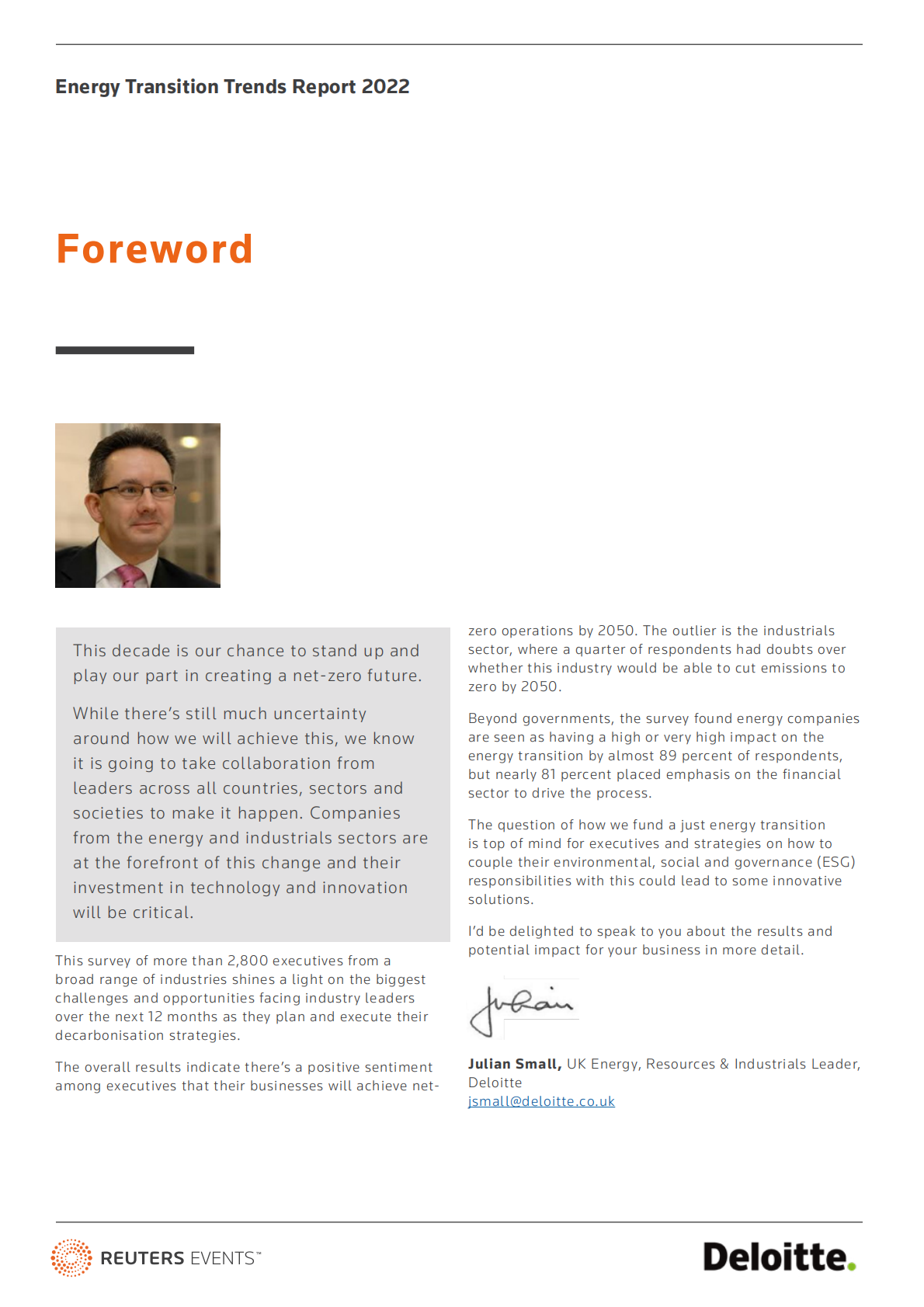 德勤：2022年能源转型趋势报告【英文版】 第3页
