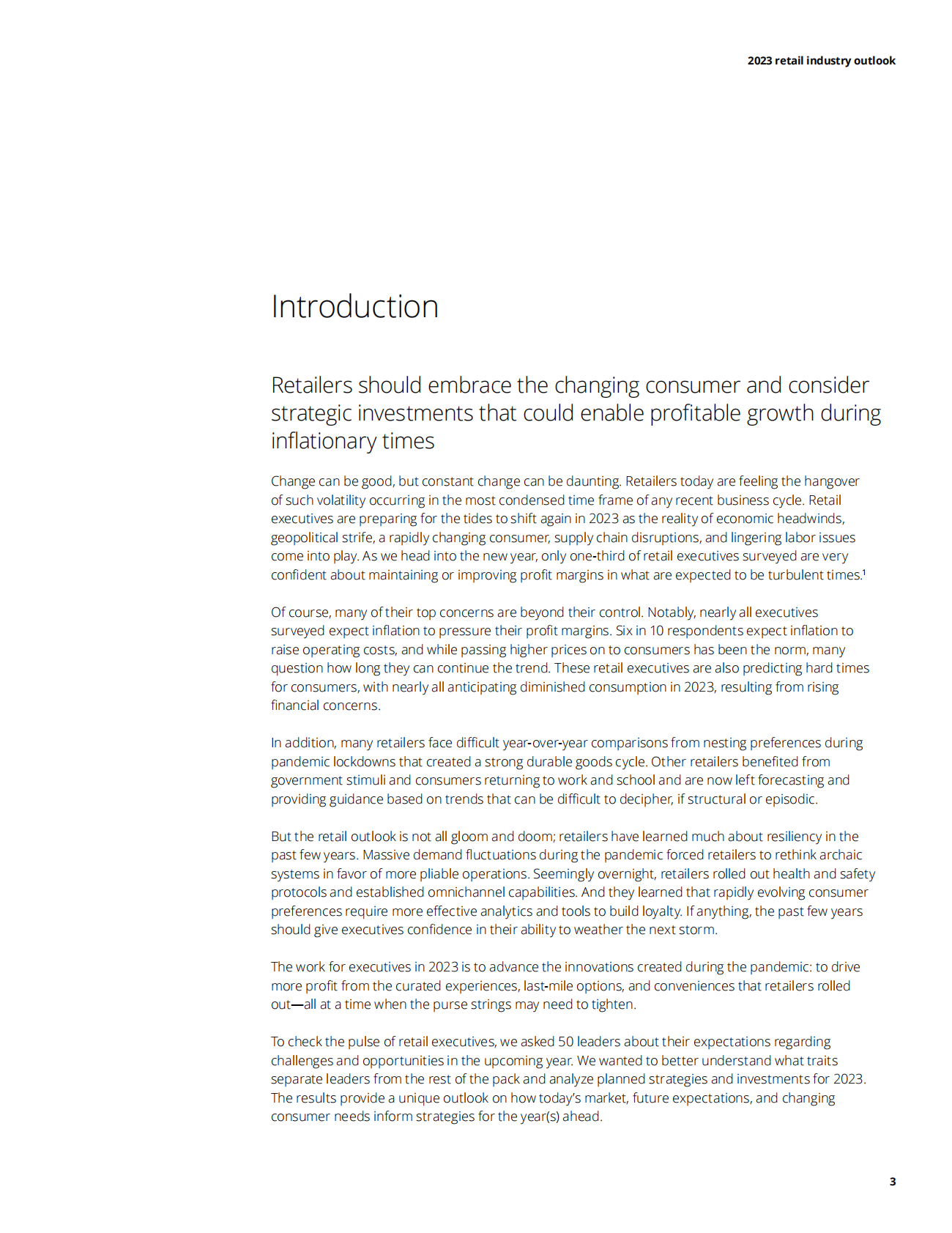 德勤：2023年零售行业展望【英文版】 第3页
