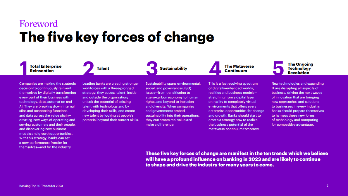 Accenture：2023年银行业十大趋势【英文版】 第2页