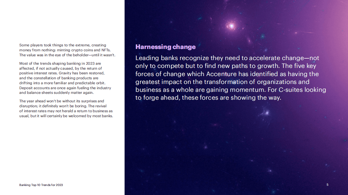 Accenture：2023年银行业十大趋势【英文版】 第5页