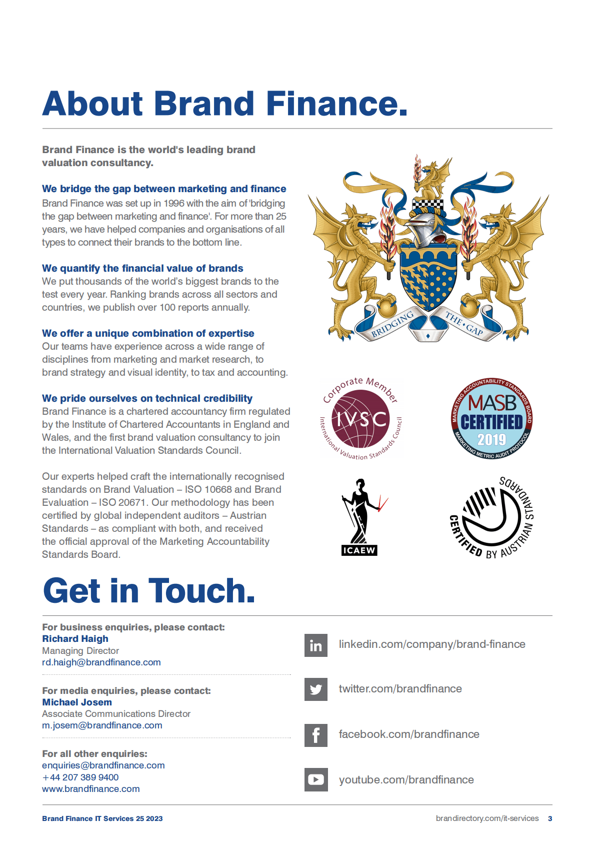 Brand：2023年全球最有价值IT服务品牌25强【英文版】 第3页