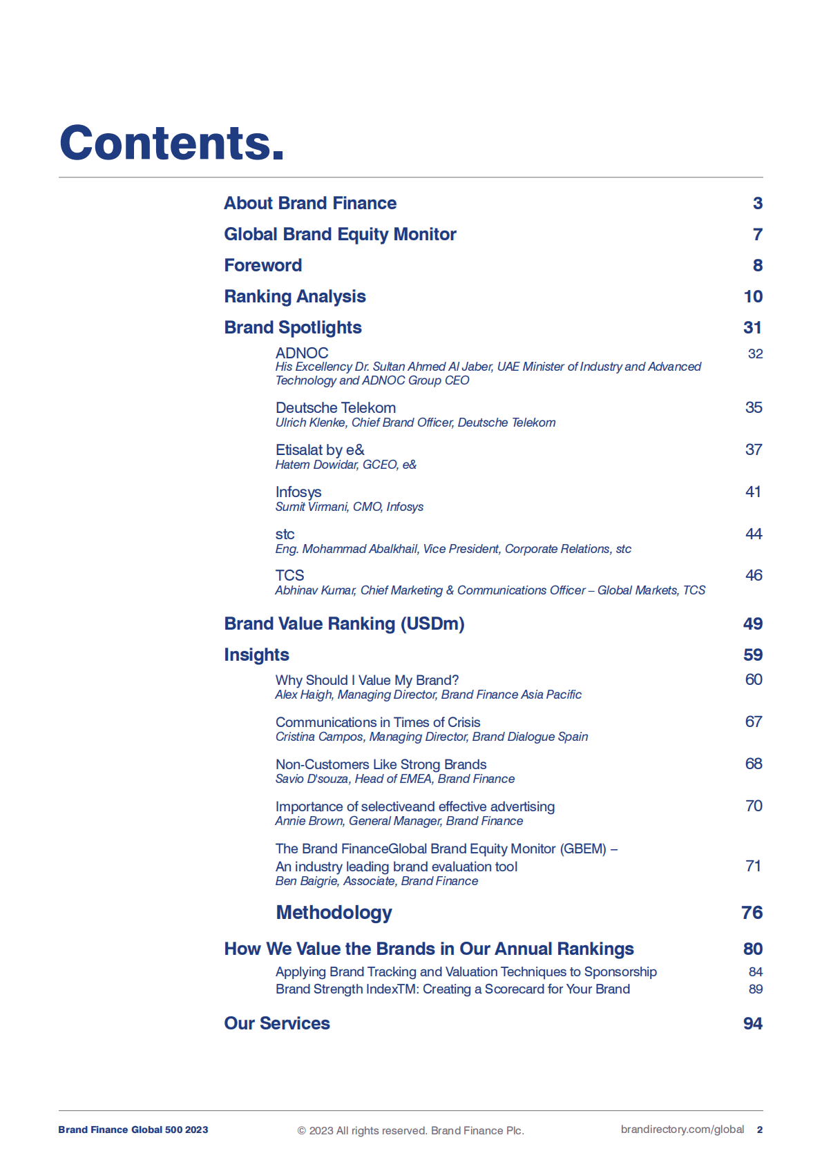 Brand：2023年全球金融品牌500强【英文版】 第2页