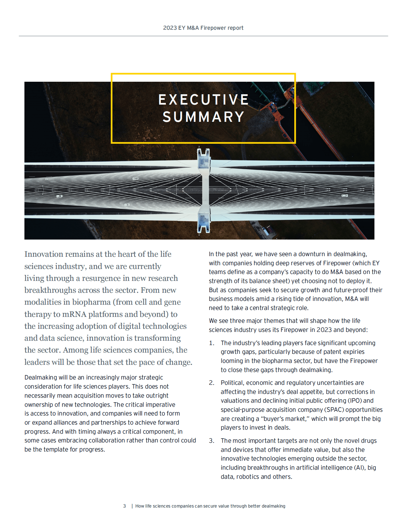 EY：2023年并购火力报告 第4页