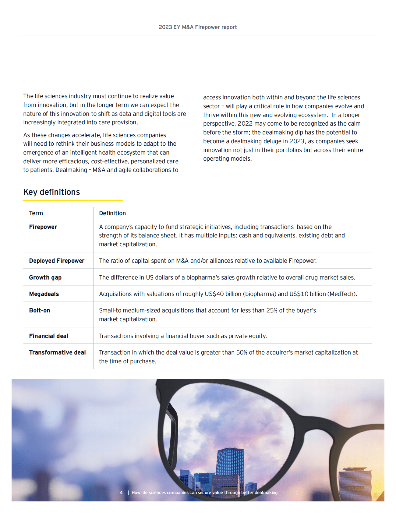 EY：2023年并购火力报告 第5页