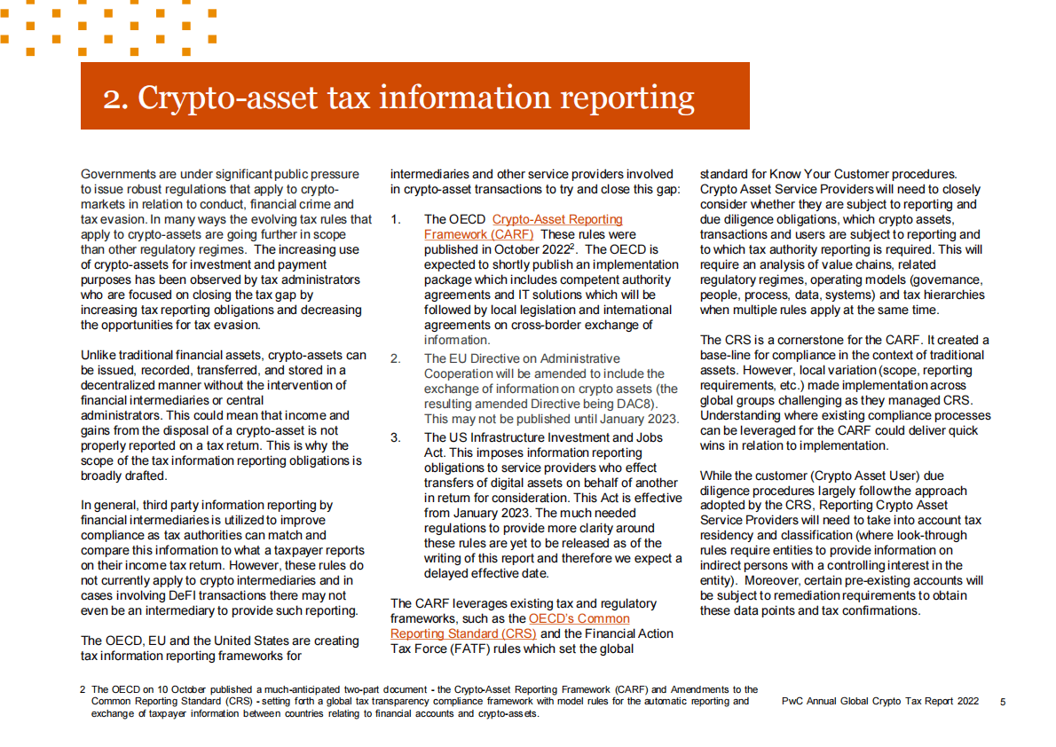PWC：2022年全球加密货币税收报告【英文版】 第5页