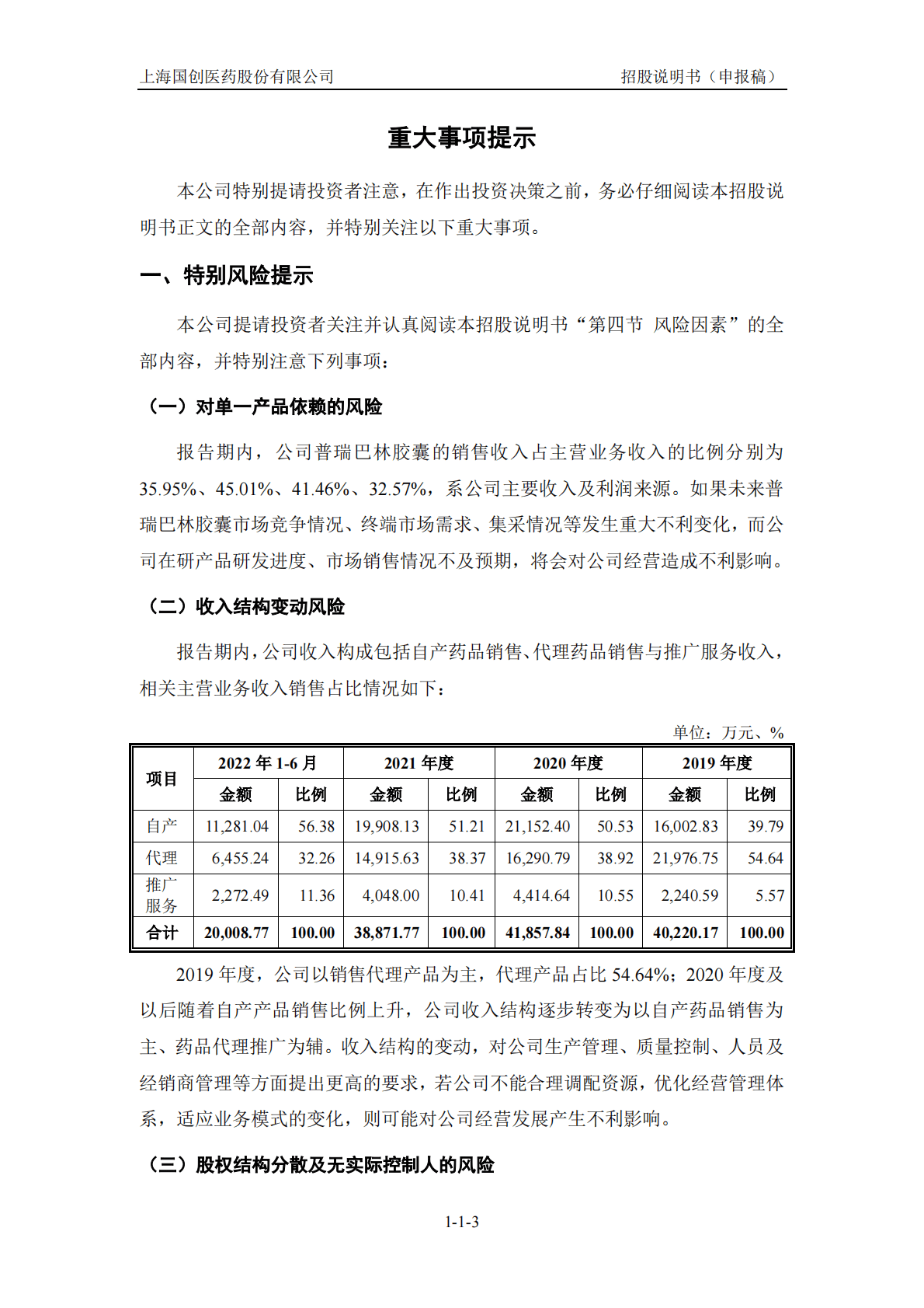 上海国创医药股份有限公司深交所创业板IPO上市招股说明书 第4页