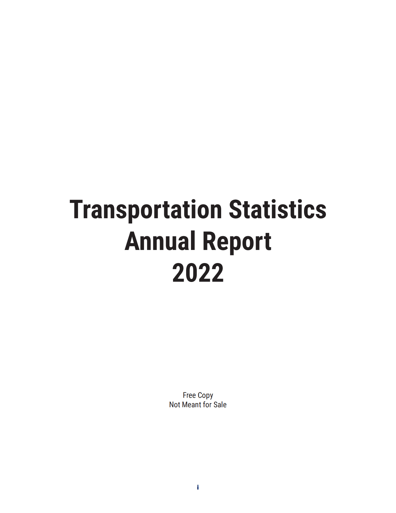 美国交通运输部：2022年运输统计年报【英文版】 第3页