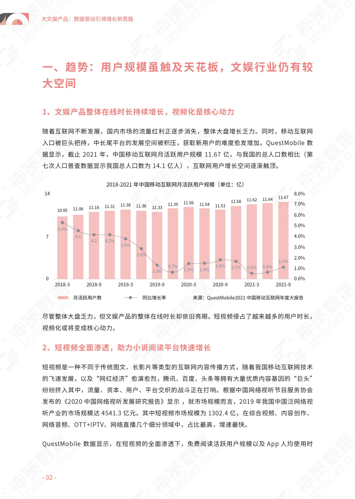 神策数据：大文娱产品：数据驱动引领增长新思路白皮书 第4页