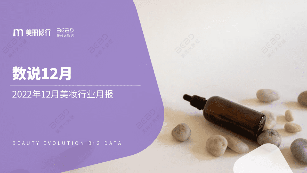 美丽修行：2022年12月美妆行业月度报告 第1页