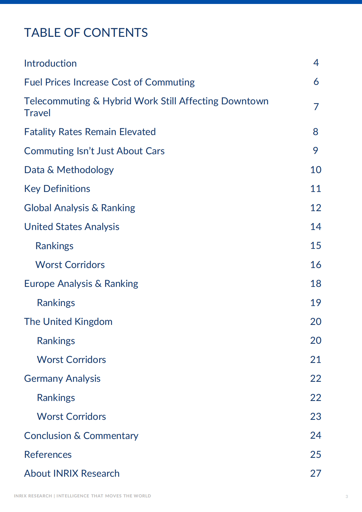 INRIX：2022INRIX全球交通排名【英文版】 第3页