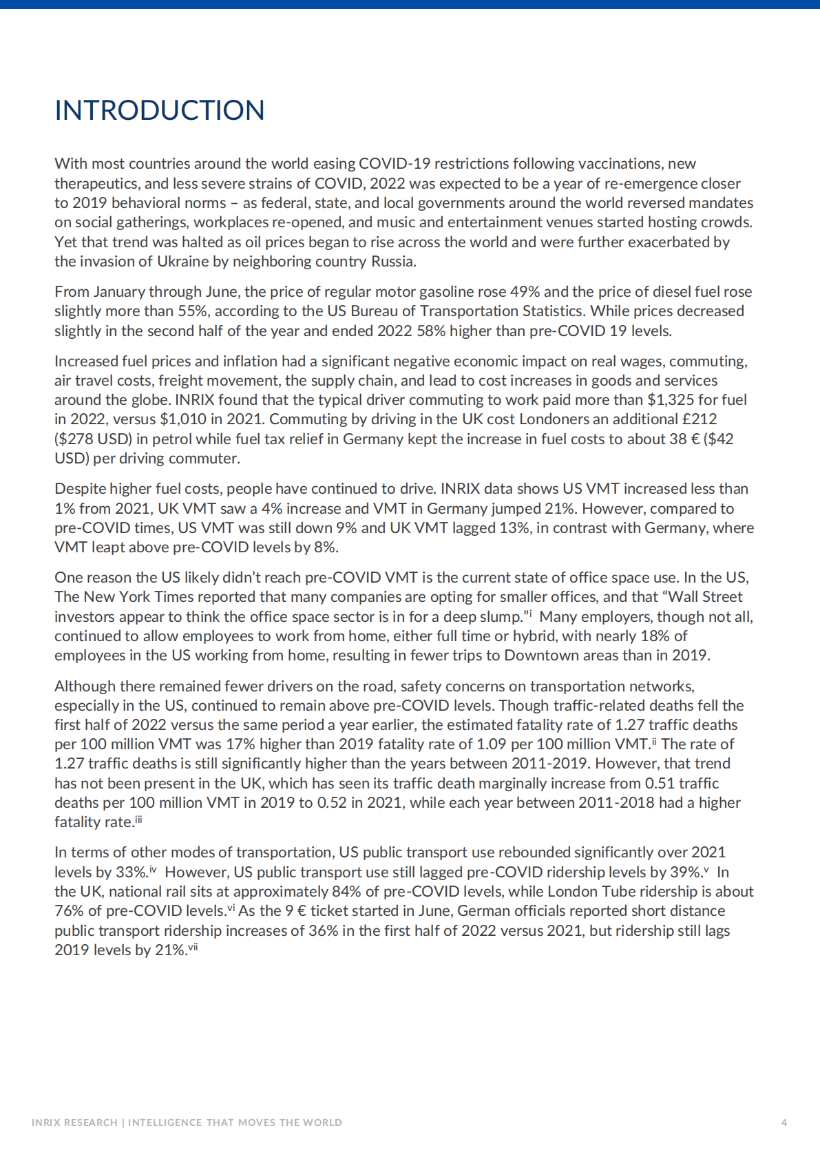 INRIX：2022INRIX全球交通排名【英文版】 第4页