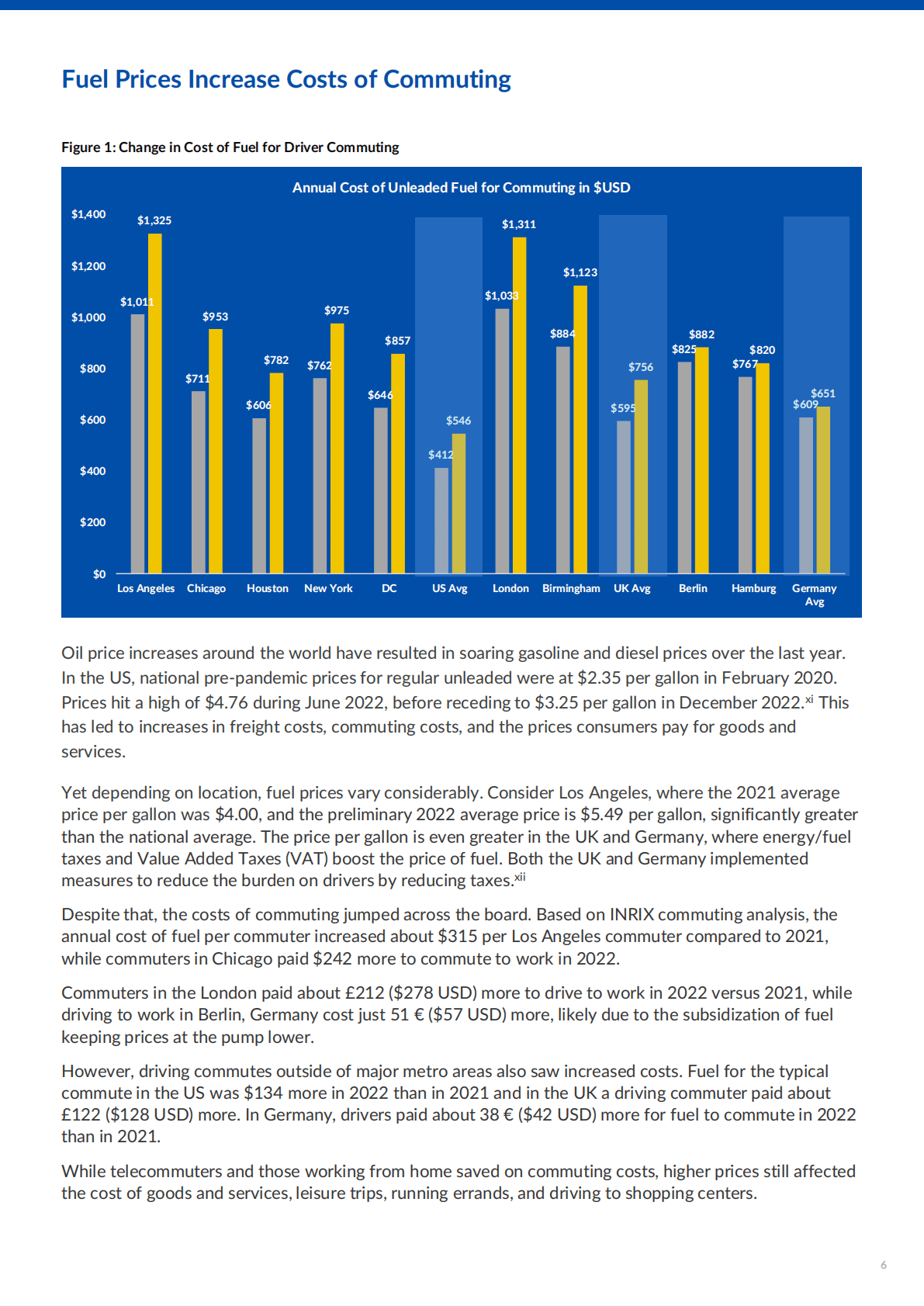 INRIX：2022INRIX全球交通排名【英文版】 第6页