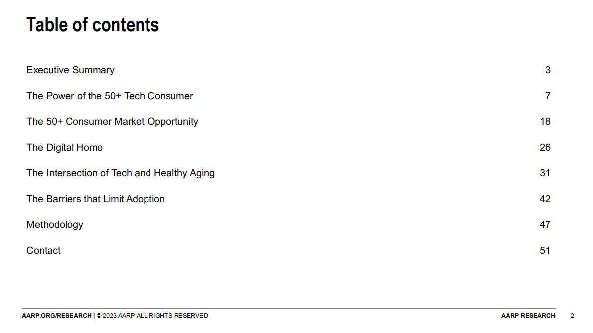 AARP：2023年技术趋势和50岁以上成年人【英文版】 第2页