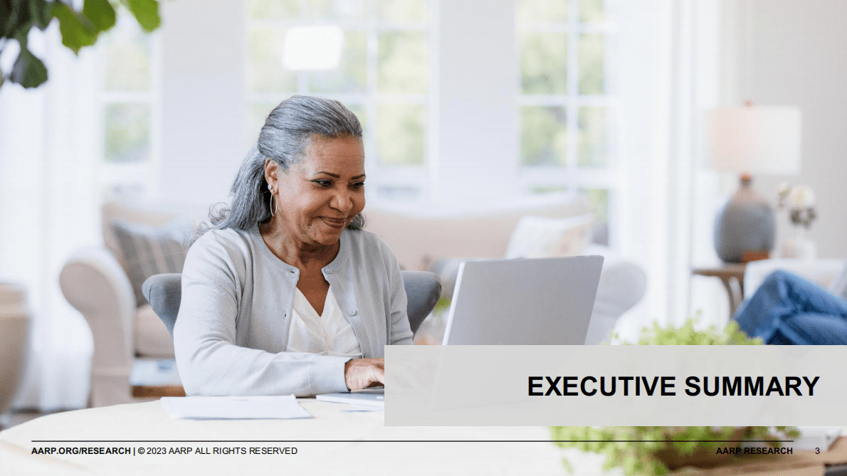 AARP：2023年技术趋势和50岁以上成年人【英文版】 第3页