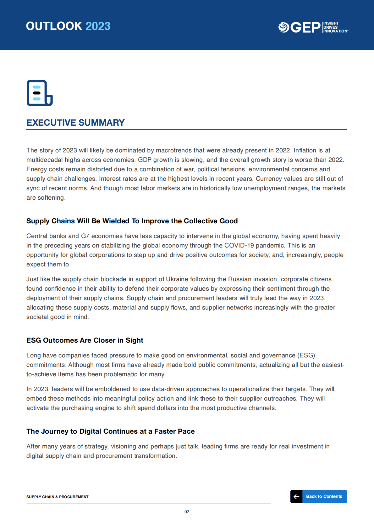 GEP：2023供应链与采购趋势洞见【英文版】 第4页