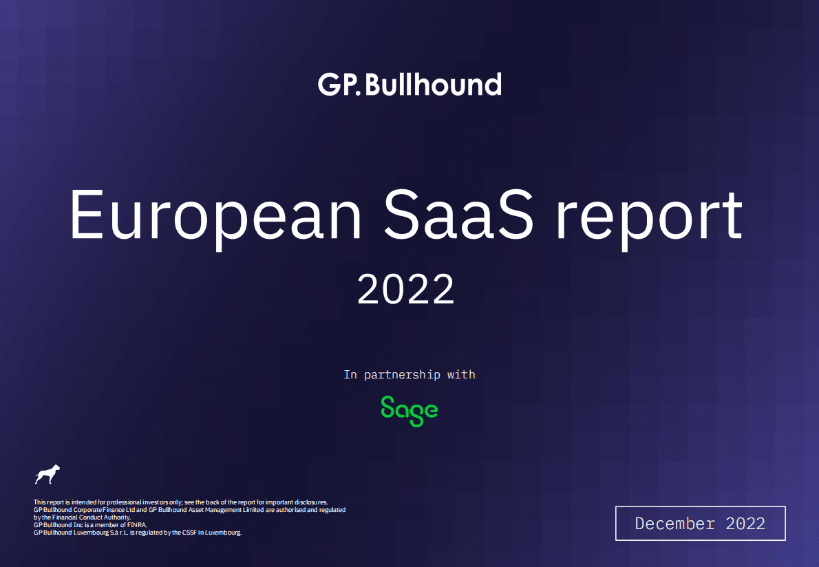 GP Bullhound：2022年欧洲SaaS报告【英文版】 第1页
