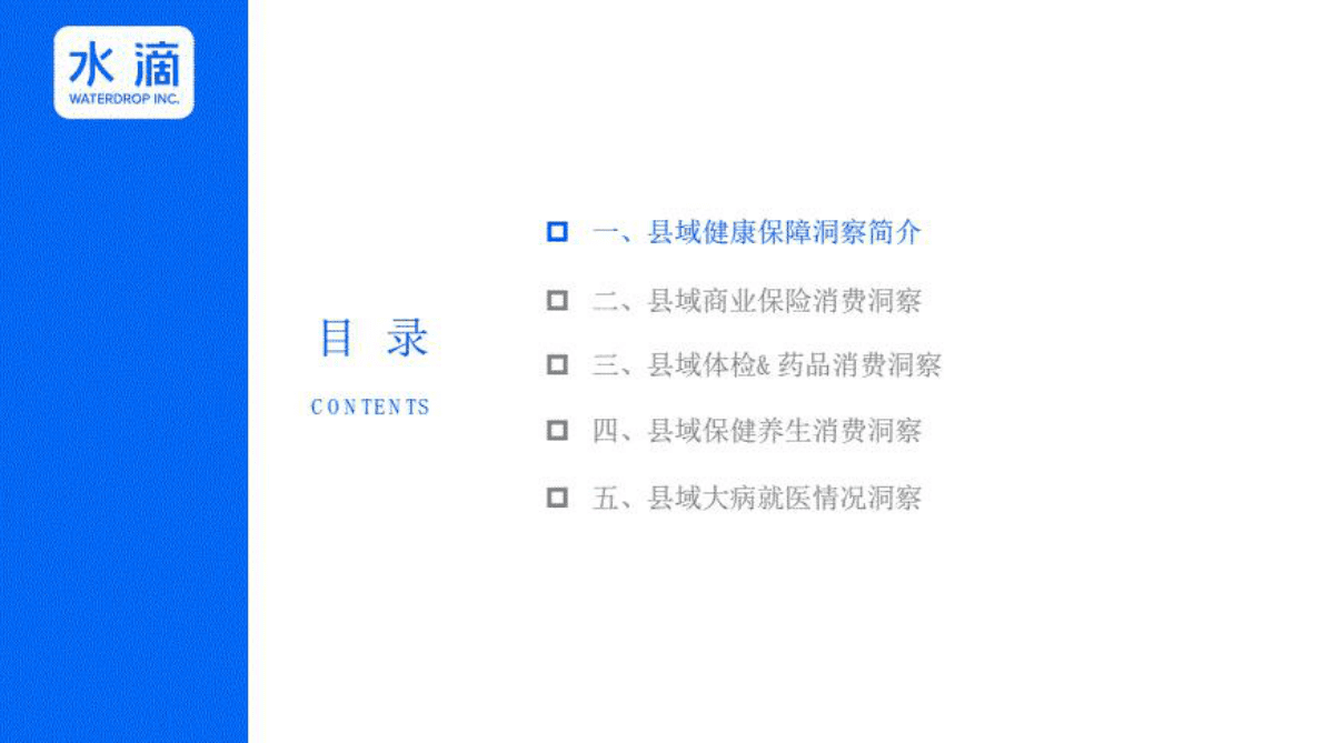 水滴：县域健康保障分析报告 第2页