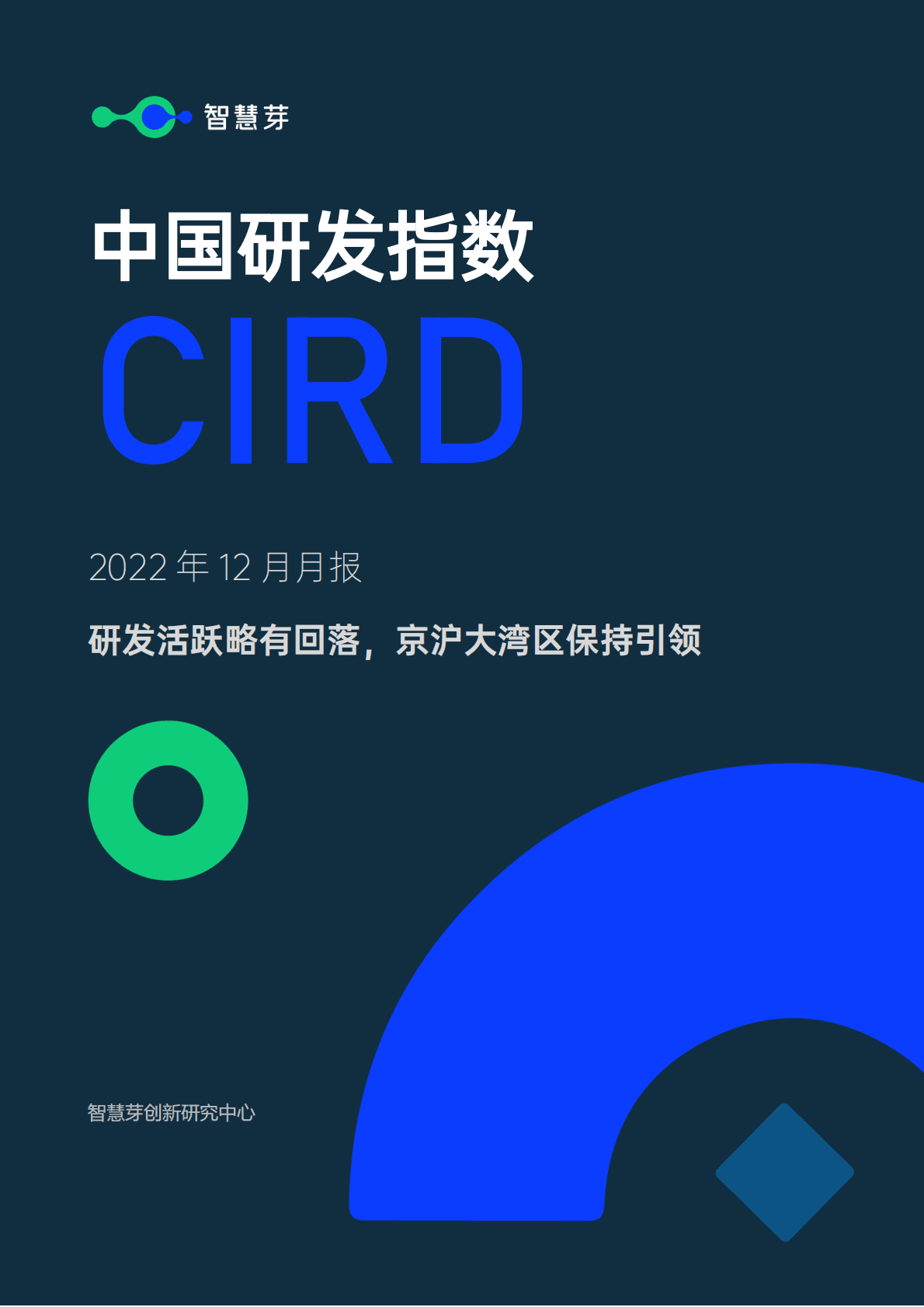 智慧芽：中国研发指数CIRD（2022年12月报） 第1页