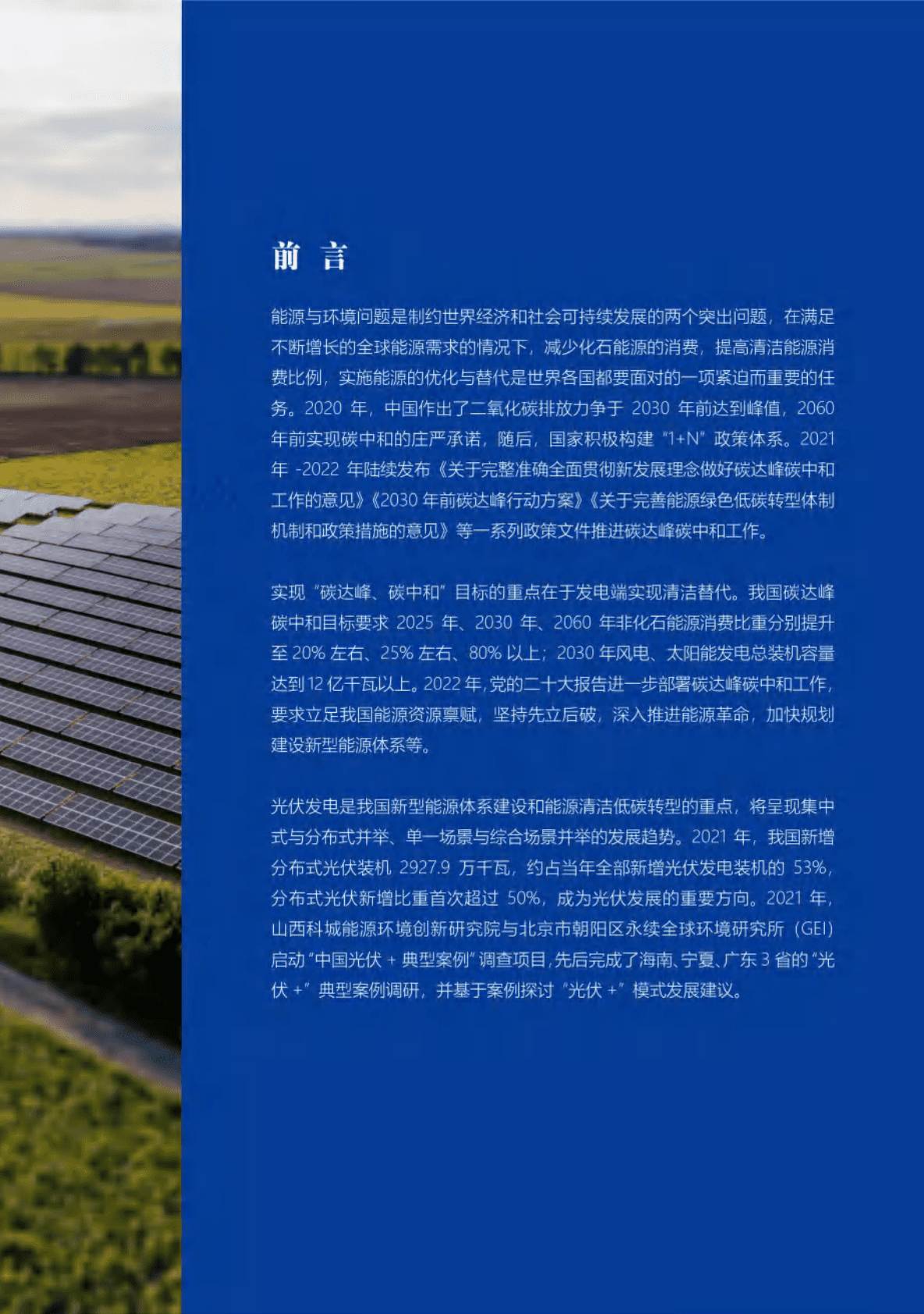 山西科城能源环境研究院：中国光伏+典型案例调查分析报告 第3页