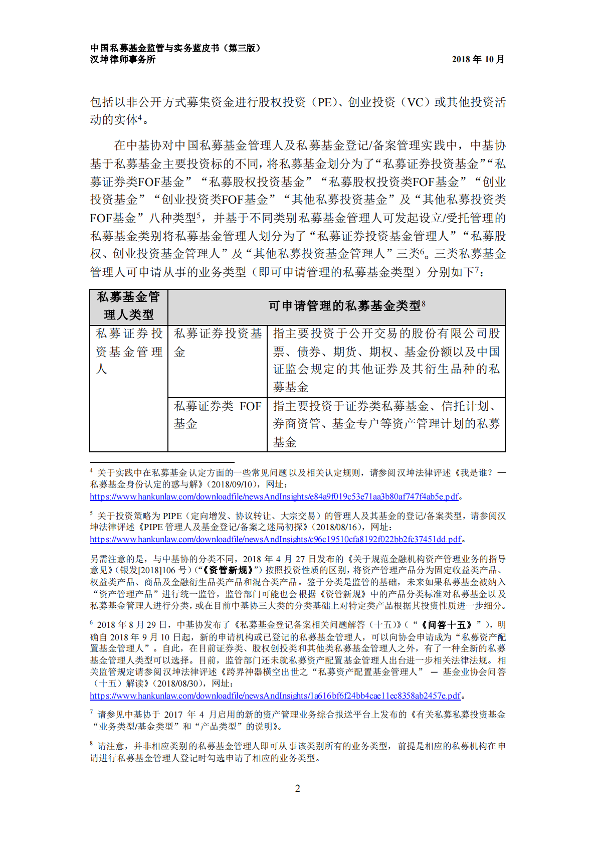 汉坤律师事务所：中国私募基金监管与实务蓝皮书（第三版） 第6页