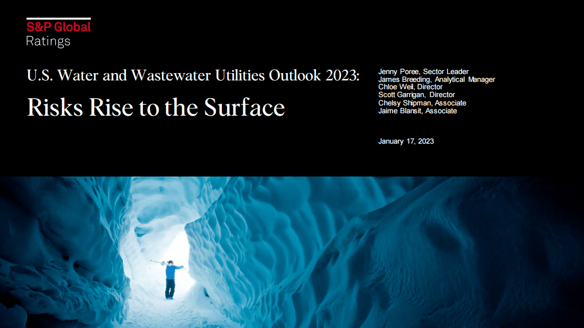 标普：2023年美国水和废水公用事业展望（英） 第1页