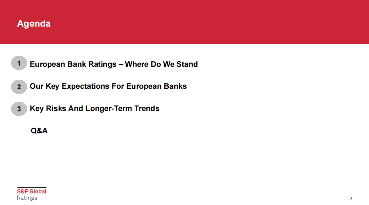 标普：2023年影响欧洲银行评级的主要趋势（英） 第3页