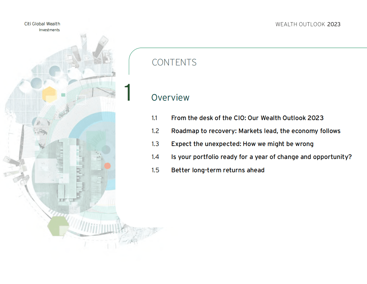 花旗全球财富投资：2023年财富展望报告 第5页