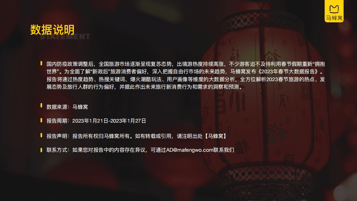 马蜂窝：2023春节旅游大数据报告 第2页