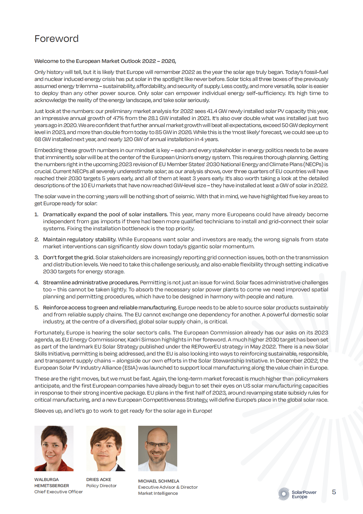 欧洲光伏市场2022-2026展望（英） 第5页