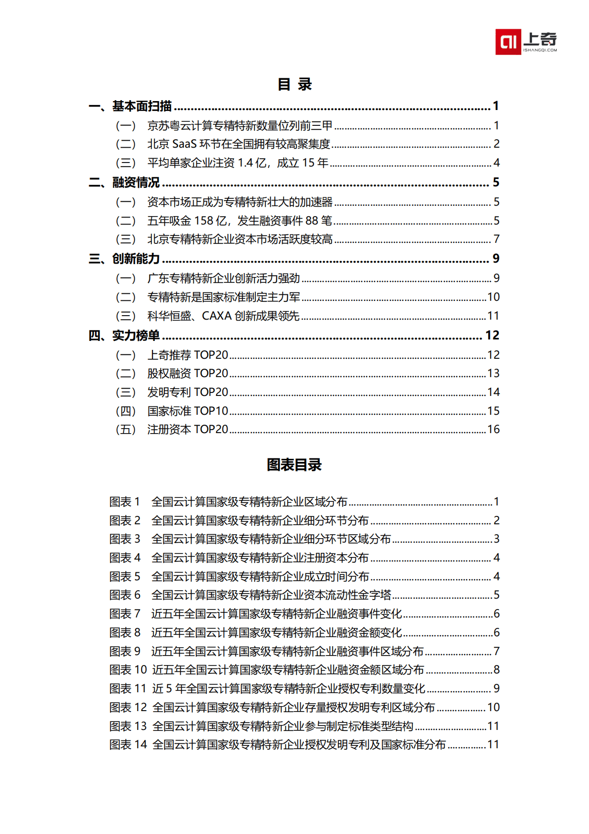 上奇产业研究院：云计算国家级小巨人画像 第2页
